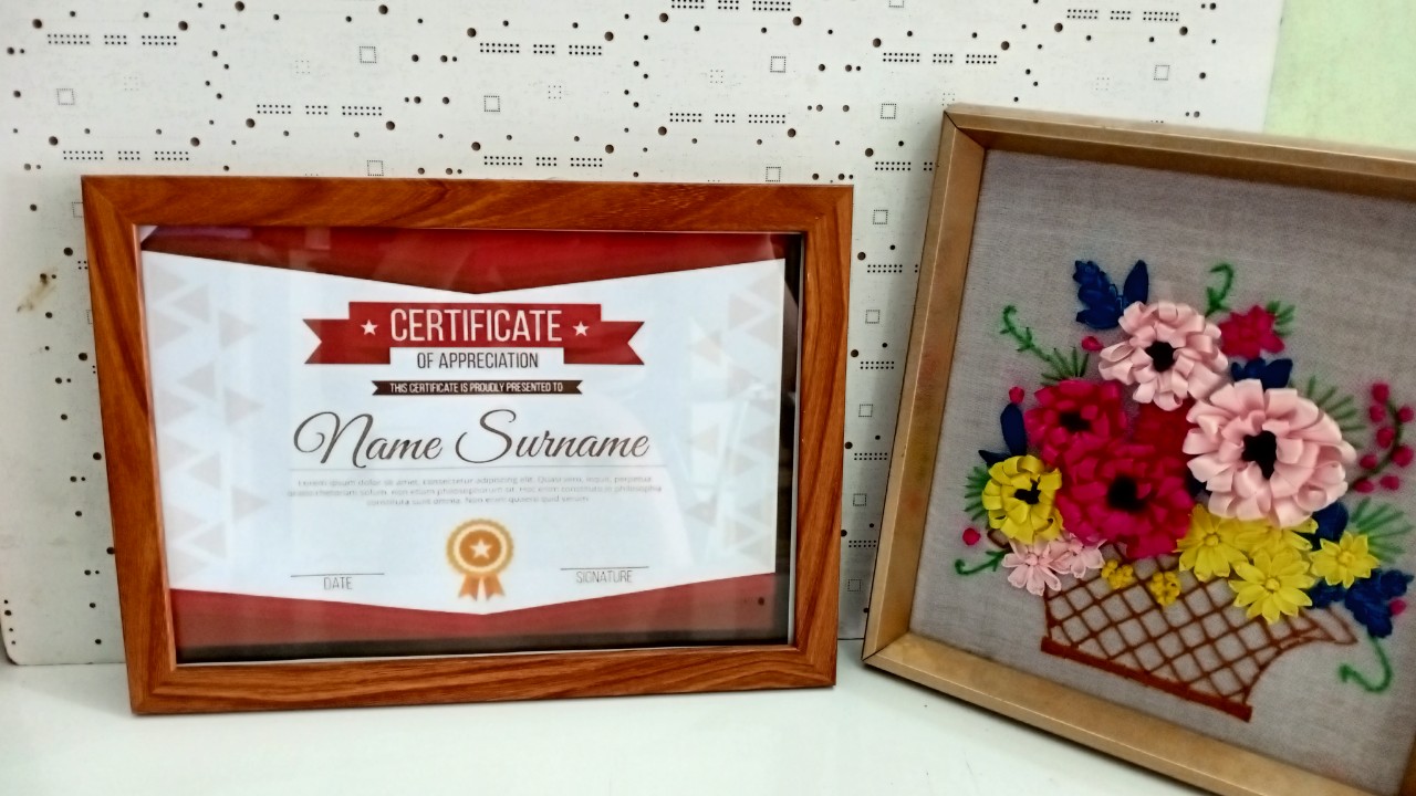 Khung bằng khen, khung giấy khen, khung chứng chỉ tại Hà Nội - 35